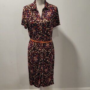 Anne Klein Perfect Fall Dress, Size Small, 95% Polyester, 5% Elastane